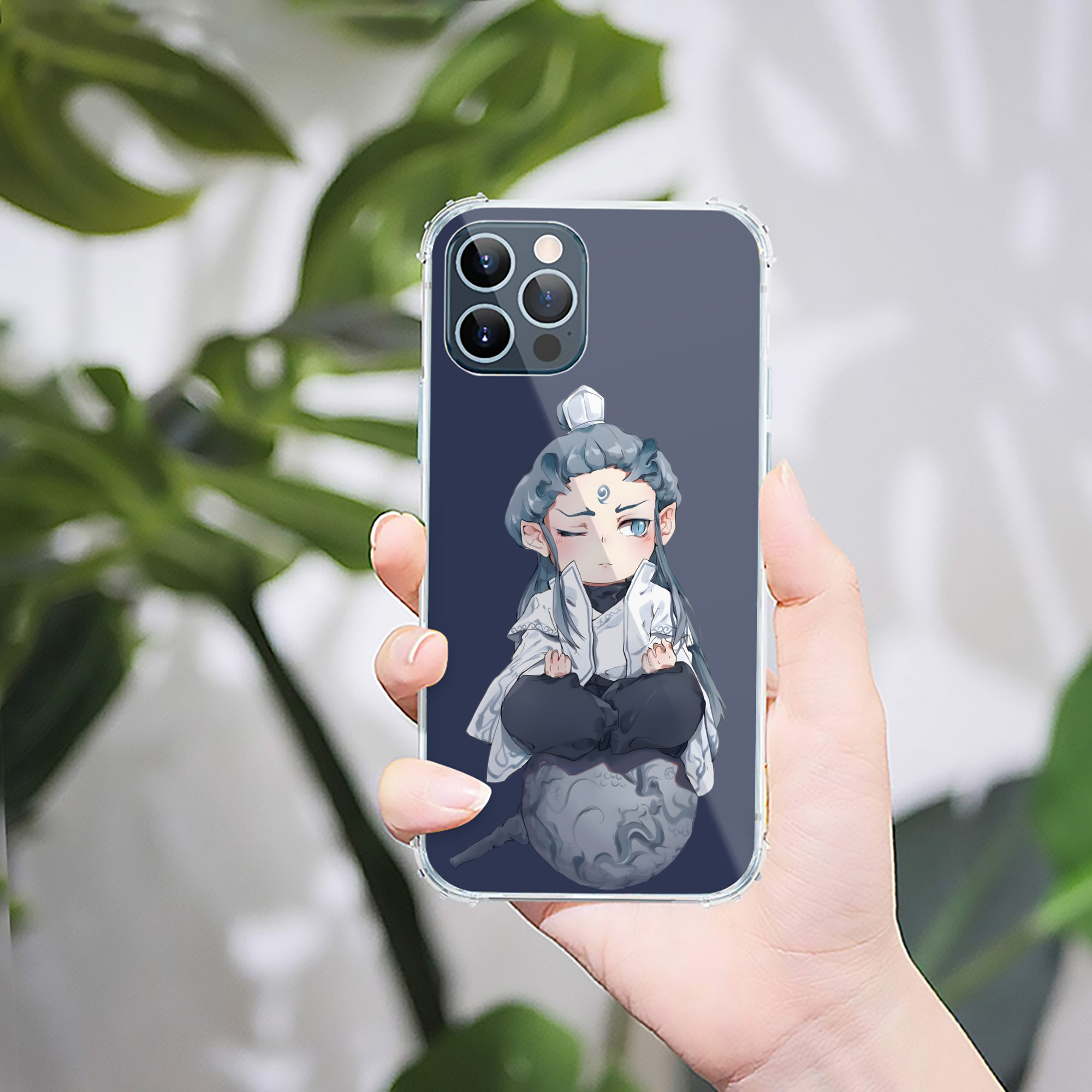 （画像用） Ne Zha 2 ナタ 魔童の大暴れ 【iPhone 12シリーズ対応】透明スマホケース（クリアソフトケース）